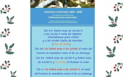 Horarios Especiales de Navidad – 2024-2025