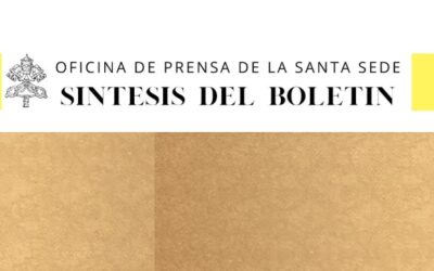 Boletín del Vaticano anunciando el fallecimiento del Santo Padre