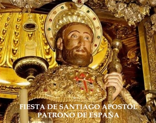 Solemnidad de Santiago Apóstol Patrono de España – viernes 25 de julio de 2025