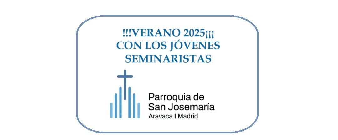 Con los jóvenes seminaristas en la parroquia