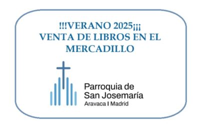 Venta de libros en el mercadillo