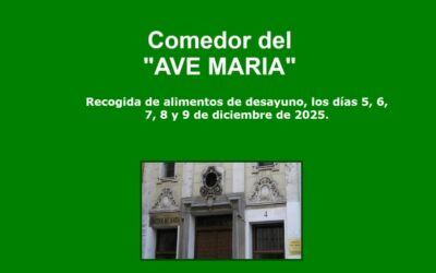 Recogida de Alimentos – Comedor «Ave María»