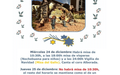 Horarios de Navidad 2025