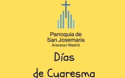 Días que comprenden la cuaresma