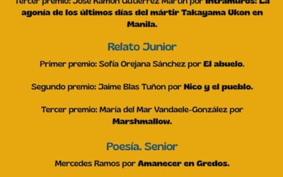 Relación de premiados