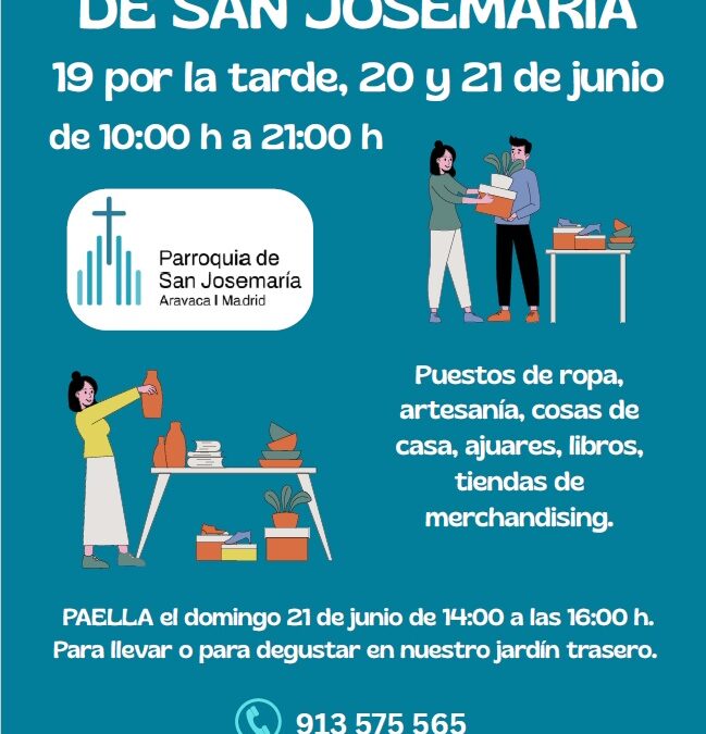 Rastrillo –  19, 20 y 21 de junio